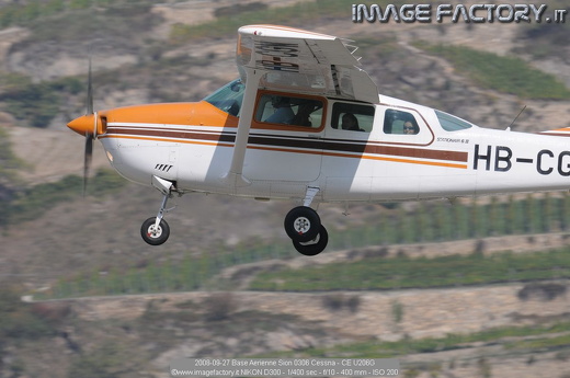 2008-09-27 Base Aerienne Sion 0306 Cessna - CE U206G